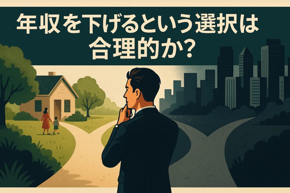 年収を下げるという選択は合理的か?