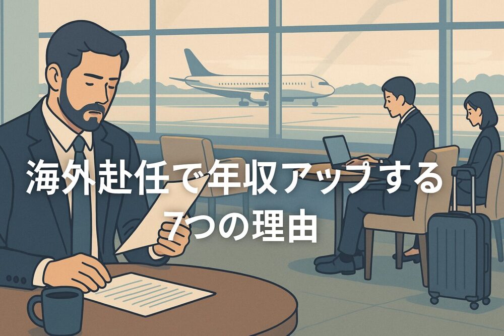 海外赴任で年収アップする7つの理由