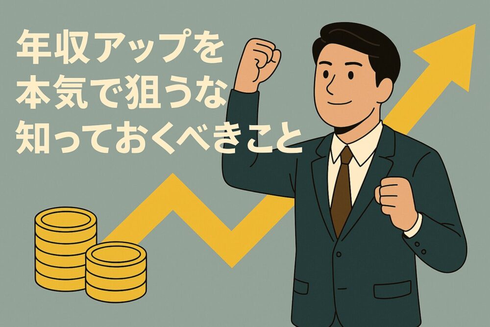 年収アップを本気で狙うなら、知っておくべきこと