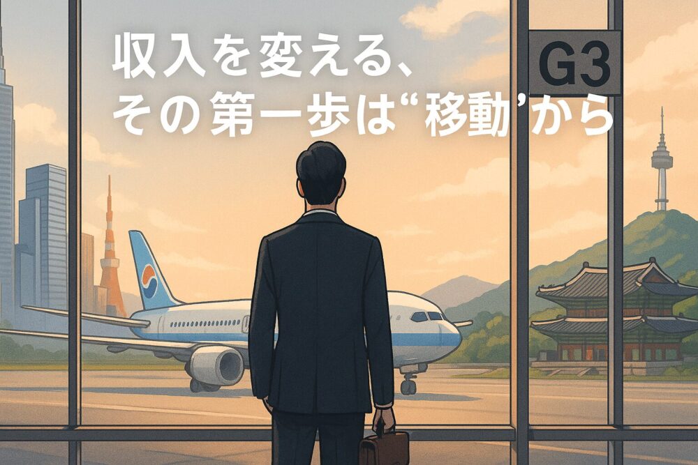収入を変える、
その第一歩は”移動”から