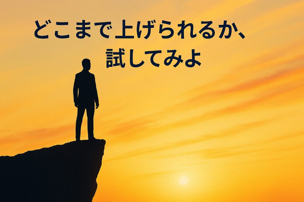 どこまで年収を上げられるか、試してみよ