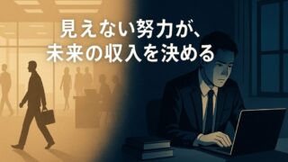 【年収アップの戦略】なぜ仕事を持ち帰るべきなのか？成功者が実践する“影の努力” 