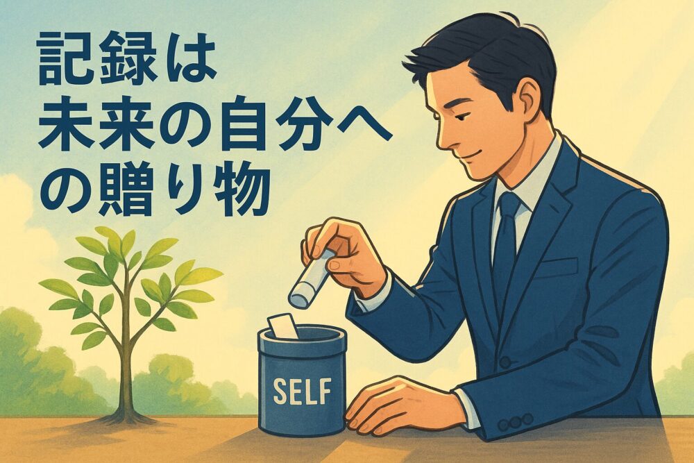 記録は、未来の自分への贈り物