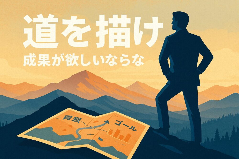 道を描け
成果が欲しいならな