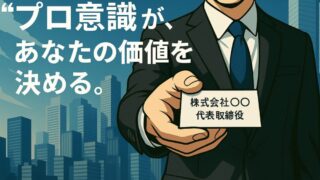 プロ意識が年収アップを左右する　｜信頼される人の仕事術とは？ 