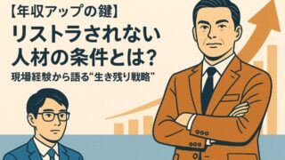 【年収アップの鍵】リストラされない人材の条件とは？現場経験から語る“生き残り戦略” 