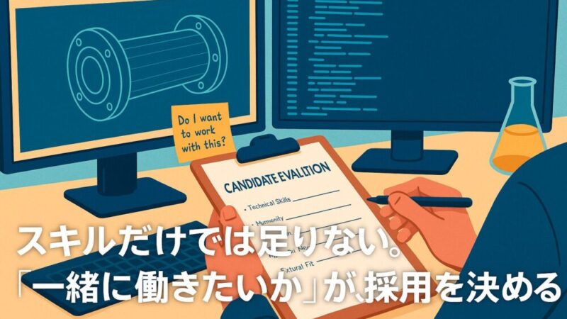 【現場目線で語る】面接官エンジニアが明かす「本当の採用基準」──履歴書に書かれない“選ばれる理由”とは?