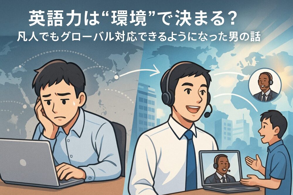 英語力は”環境”で決まる? 凡人でもグローバル対応できるようになった男の話