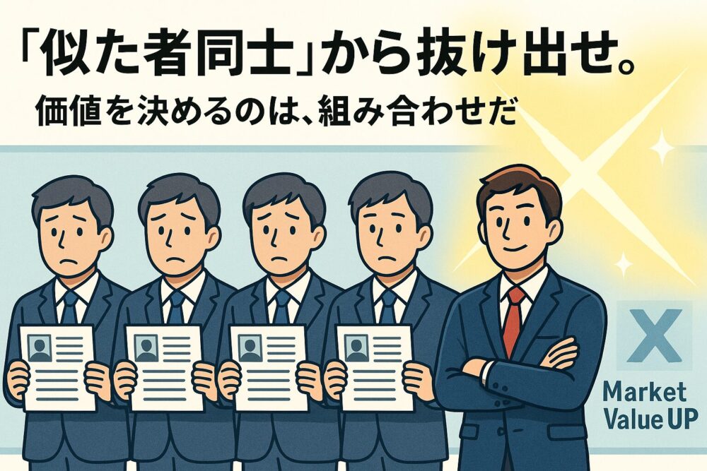 「似たもの同士」から抜け出せ。価値を決めるのは組み合わせだ