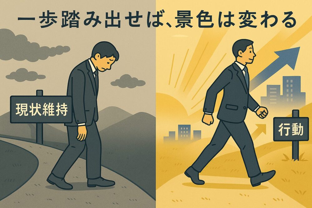 一歩踏み出せば、景色は変わる