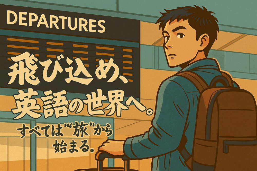 飛び込め、英語の世界へ。 全ては”旅”から始まる。