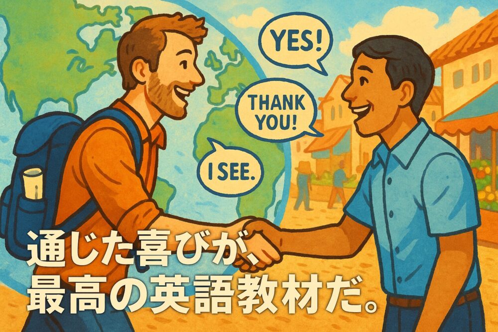 通じた喜びが、最高の英語教材だ
