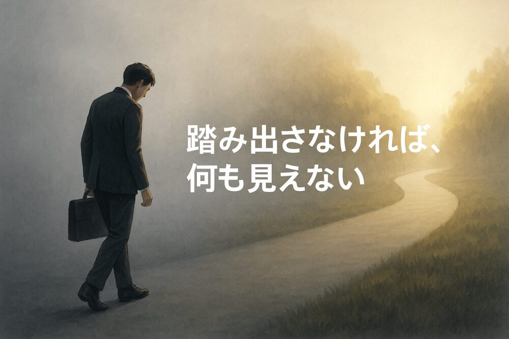 踏み出さなければ、何も見えない