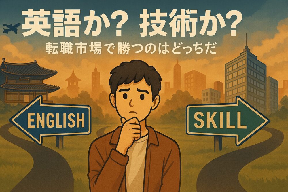 英語か? 技術か? 転職市場で勝つのはどっちだ?