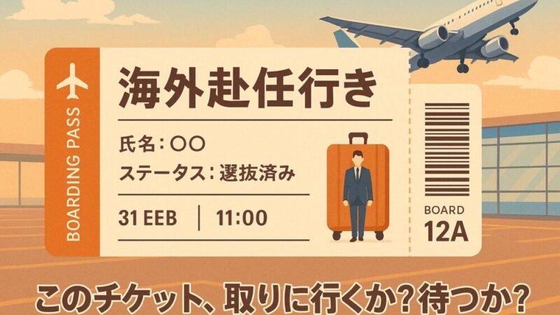 【赴任の矢を受け取れ】海外赴任に “選ばれる者” と “選ばれぬ者” の決定的な違い