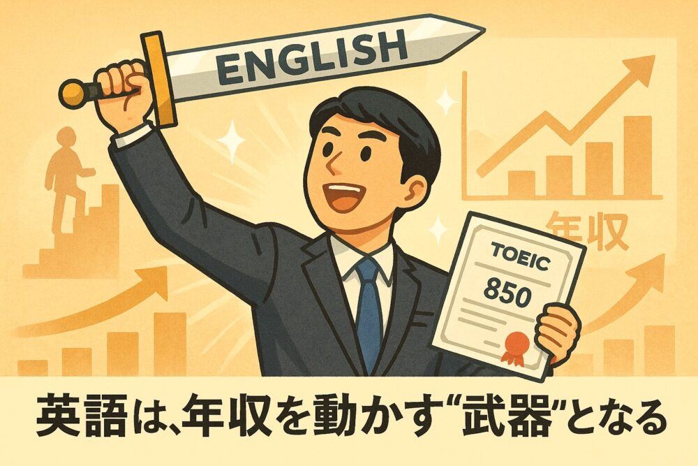 英語は、年収を動かす”武器”となる