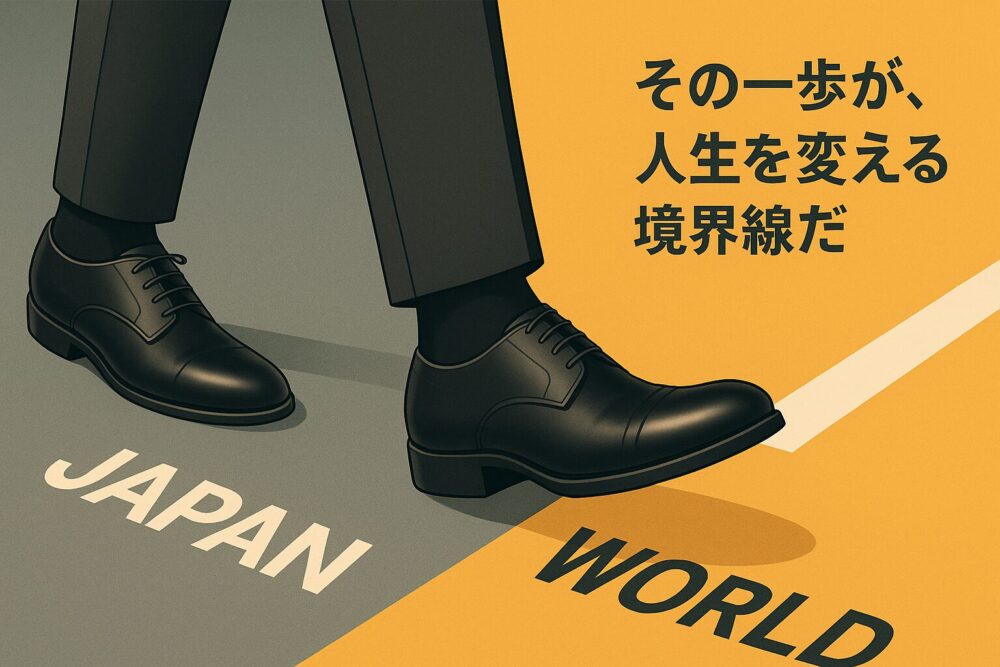 その一歩が、人生を変える境界線だ