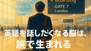 【英語上達の最短ルート】”海外一人旅” で脳にスイッチを入れろ！ 