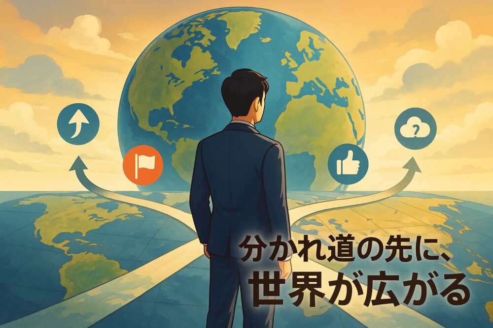分かれ道の先に、世界が広がる