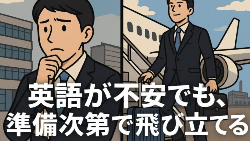 【英語力で諦めるな】海外赴任に必要なのは “完璧な英語” ではなく “戦う準備” である