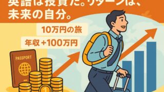 【英語上達の真実】“やる気”に頼るな。環境を設計せよ──英会話スクールも旅も武器になる 