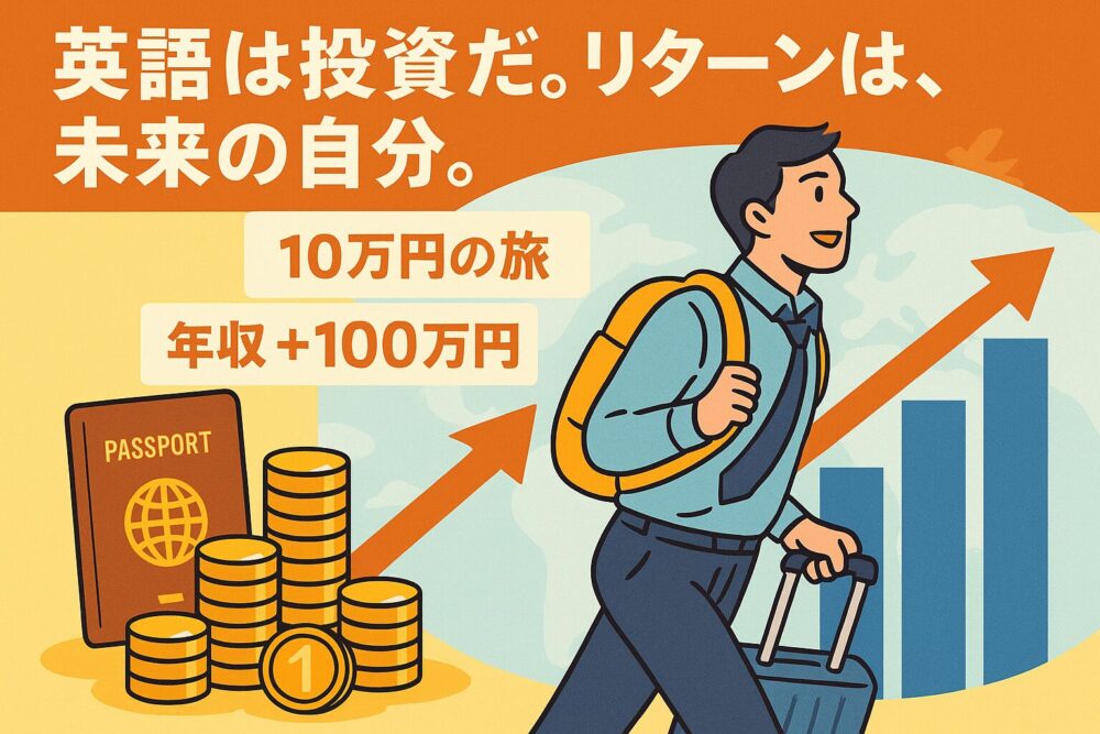 英語は投資だ。リターンは、未来の自分。