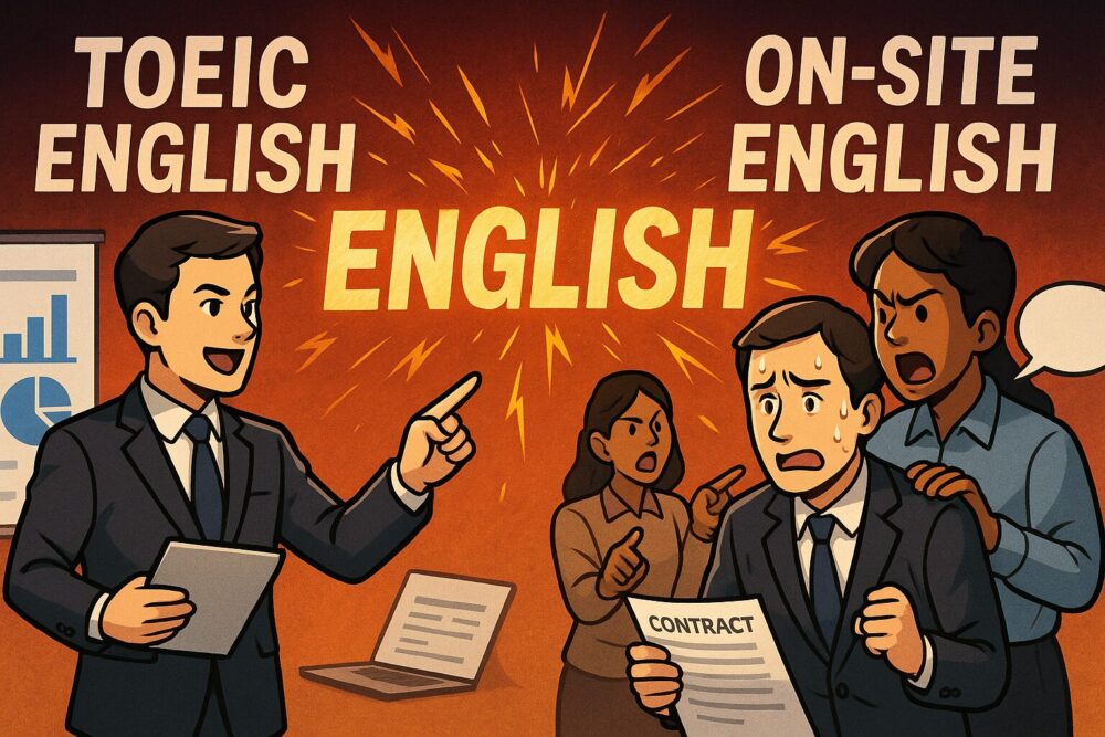 TOEIC English vs ON-SITE English