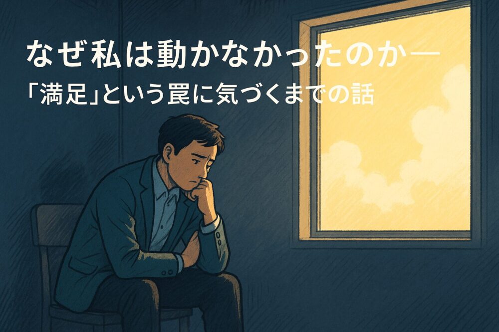なぜ私は動かなかったのか? 「満足」という罠に気づくまでの話