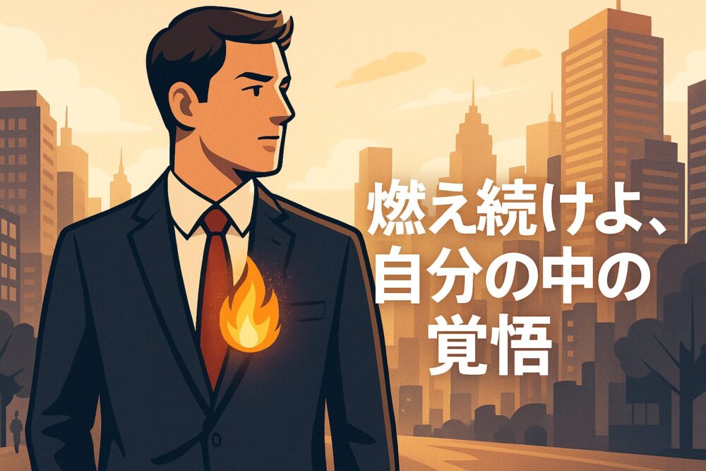 燃え続けよ、自分の中の覚悟