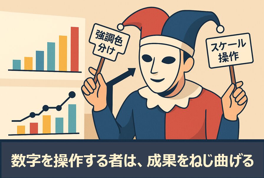数字を操作する者は、成果をねじ曲げる