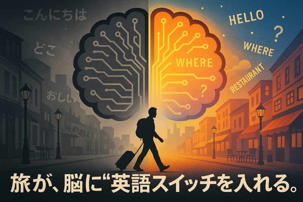 旅が脳に”英語スイッチ”を入れる